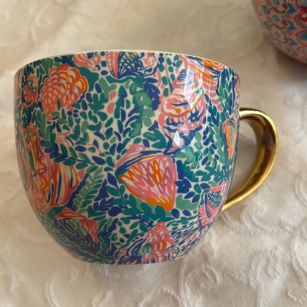 Two Lilly Pulitzer Mugs